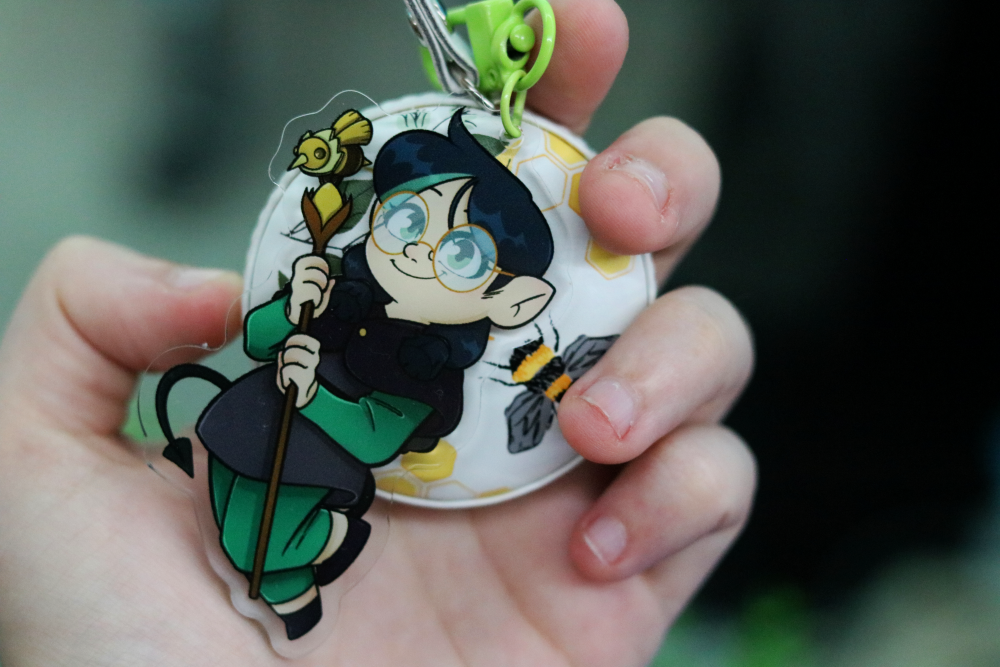 Double-Sided Willow Acrylic Charms