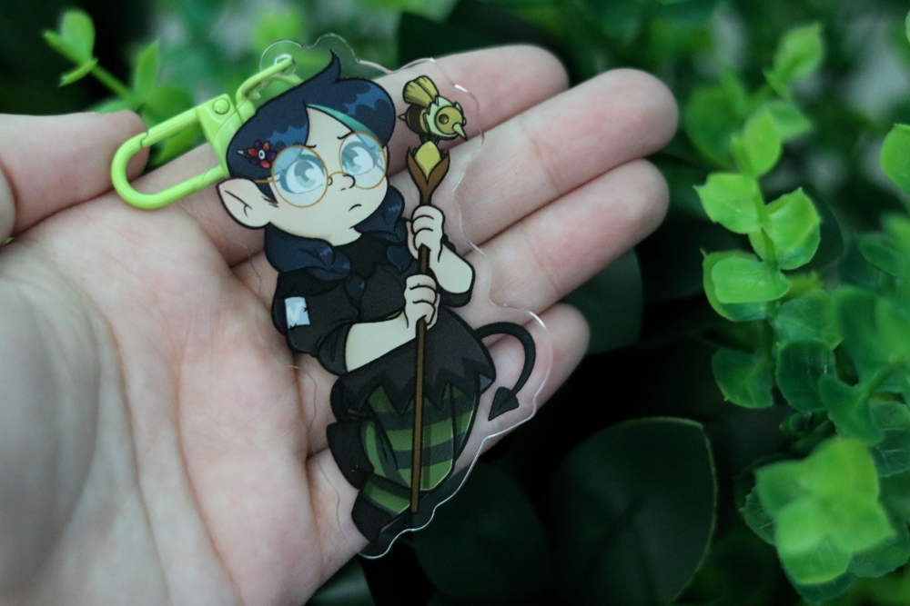 Double-Sided Willow Acrylic Charms