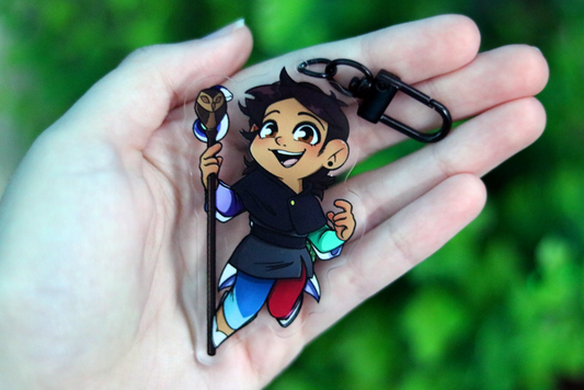 Double-Sided Luz Acrylic Charm