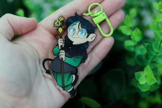 Double-Sided Willow Acrylic Charms