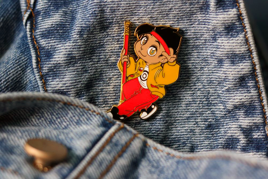 Monkey Boy Enamel Pin