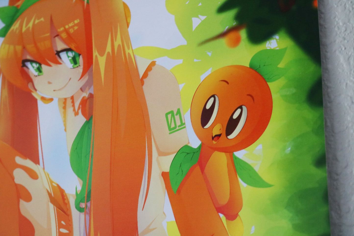 Florida Orange Bird Miku Poster
